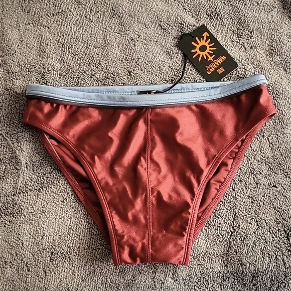 Jean Paul Gaultier Soleil Men's Red Swimsuit Breifs 44 - Picture 1 of 10
